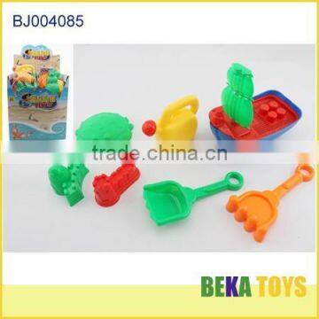 Kids Beach Toy Colourful Plastic Sand Beach Boat with various beach toy