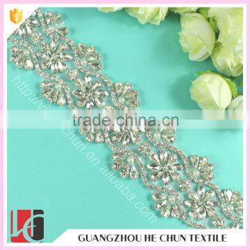 HC-4-1 Hechun Decorative Rhinestone Applique Beaded Trim for Clothing