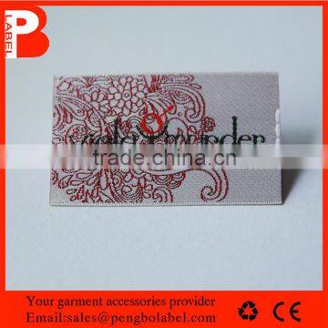 ECO-Friendly clothing woven tag for in China