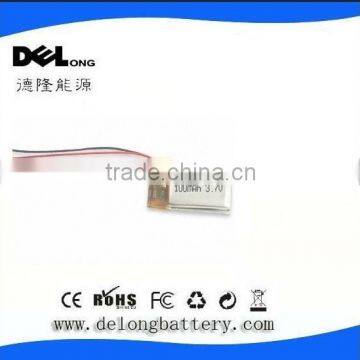 361624 100mah 3.7v quality rechargeable lipo battery