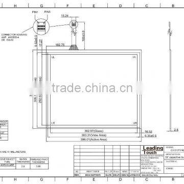 LeadingTouch 15" project Capacitive Touch Screen