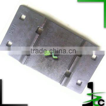 AREMA Double shoulder tie plates/railroad base plates