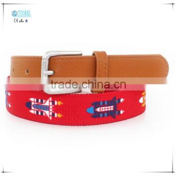 Customized Design Small Size Boy And Kids Braided Stretch Belt Children