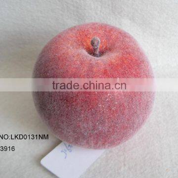 decorative artificial foam apple with emulation sugar for havest home decoration