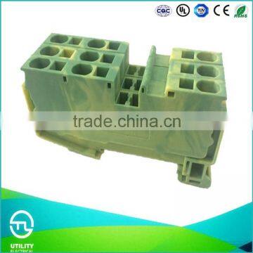 UTL Latest Technology Low Voltage Direct Plug-in Plastic Terminal Blocks 6mm 3 Conductor                        
                                                Quality Choice