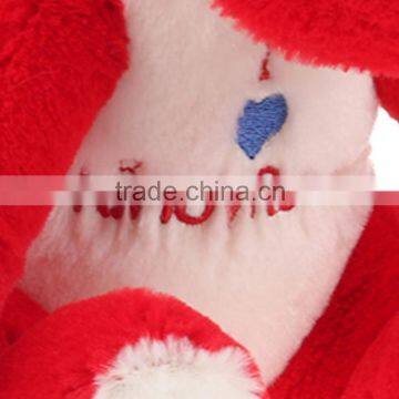 China Red Stuffed Sitting Dinosaur Toys Factory photo-4