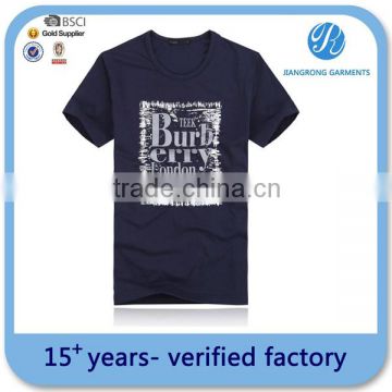 custom printed plain black t shirts wholesale