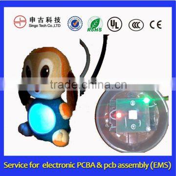 RGB toy controller design and produce service. Toy controller pcb assembly