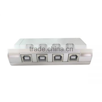 4 switch button with LED indication USB 2.0 4 Ports Auto Sharing Switch HUB Selector Switcher for Printer Scanner