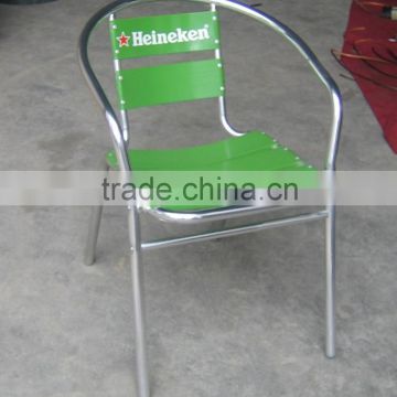 0503commerical logo use colorful light aluminum bar chair YC002A