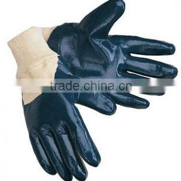 Jersy Liner nitrile fully dipped chemical industrial safety glove