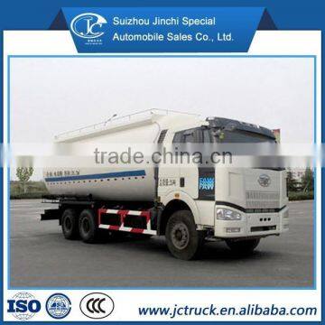 FAW 6X4 25000L bulk powder goods tanker truck