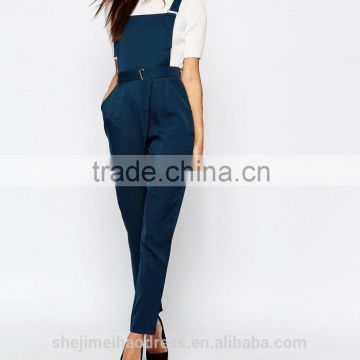 New Designs Long lightweight Dungarees jumpsuit D-ring Waist Belt with Functional Pockets Adjustable Straps                        
                                                Quality Choice