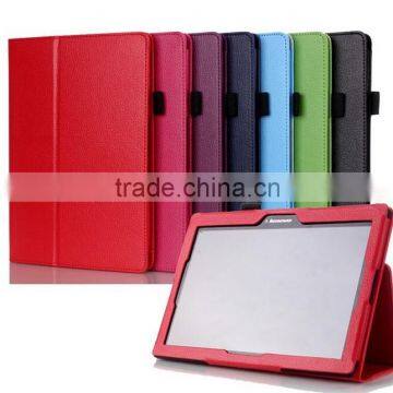 Flip Folio Stand Leather Case For Lenovo TAB 2 A10-70F