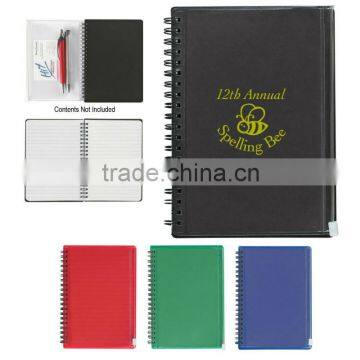 Spiral Notebook With Pouch