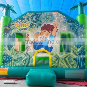 2016 combo inflatable bouncer with slide for toddlers