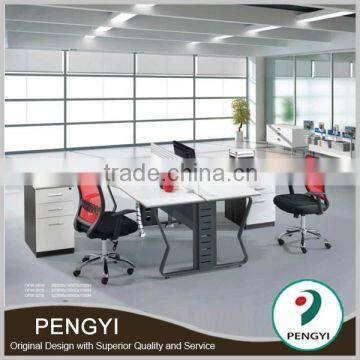 High quality modern office furniture 2 person office desk,2 person computer desk,office desk for 2 people