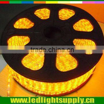 Hot selling SMD double row waterproof continuous length trimmable 5050 flexible led strip 120led/m yellow color