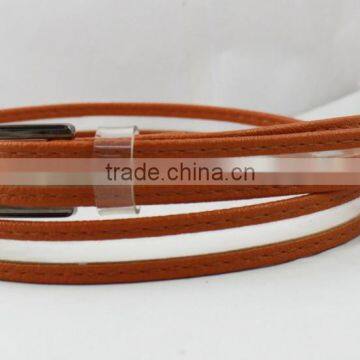 2015 New Design Nice Looking High Quality PU Belts for Women photo-3