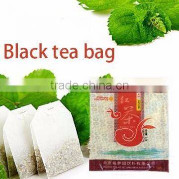 Chinese natural black tea bag, good taste and hot sale