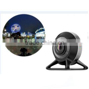 Factory dual-fisheye view wifi Camera, Dual HD fisheye view, wifi camera,panorama camera, mini camera