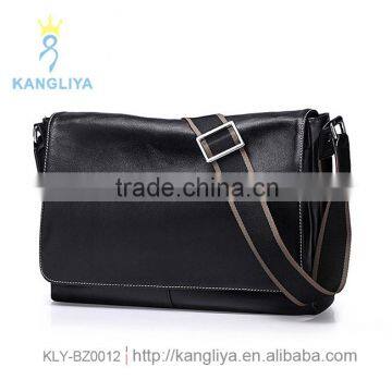 Top Class Man Flip Cross Body Handbag Soft Nubuck Material Business Bag Classical Leather Messenger Bag