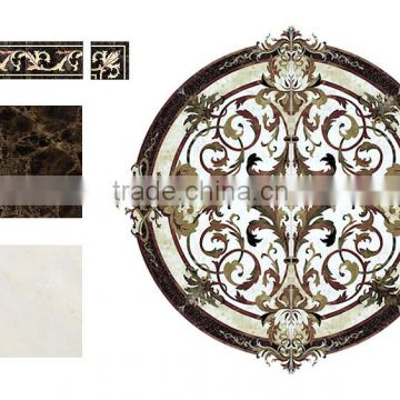 sky02 floor medallion design water jet marble