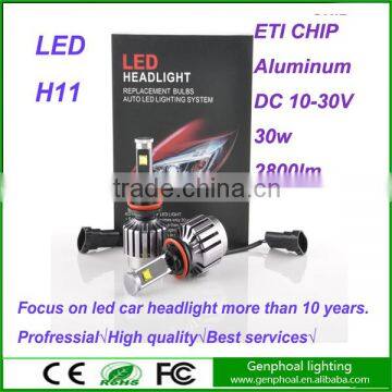 2016 High lumen h11 led headlight