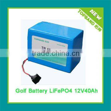 Lithium Battery 12V 40Ah used for Remote Electric Golf Trolley