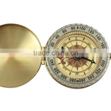 Brass marine antique pocket compass/Outdoor Travel