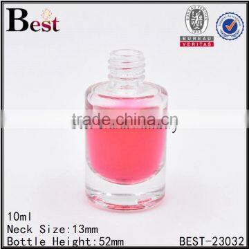 10ml clear glass bottle round glass bottle cosmetic glass bottle