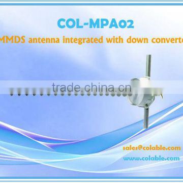 HF 2500~2686Mhz MMDS antenna,with down converter,MMDS products, MMDS antenna integrated with down converter COL-MPA02