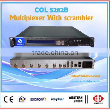 COL5282B data mutliplexer,ip video scrambler multiplexer,8 channel multiplexer