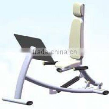 Seated leg training device