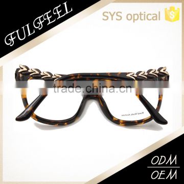 2016 Women special design fashion new model eyeglass frame