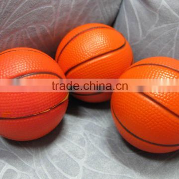 2014 custom anti-stress basketball pu foam toy