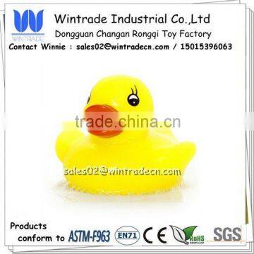 Bath floating yellow duck pvc