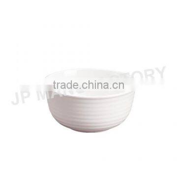 Round White Melamine Bowl for Dinner photo-3