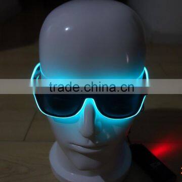 Blue EL wire sunglasses/EL light sunglasses/EL Flashing glasses