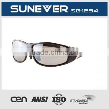 nice pc material sport sunglasses with metal design temple