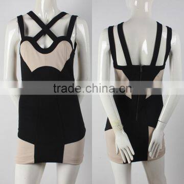 OEM service guangzhou fashion factory sexy midi dress tarik ediz dress