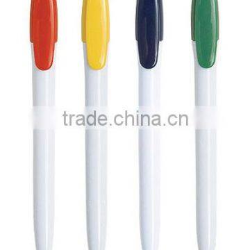 plastic colored clip simple pen