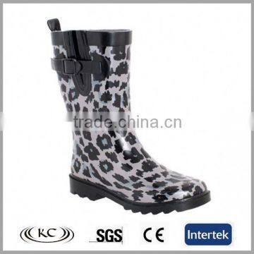 Best Selling uk Leopard Half Cheap Gumboots