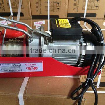 Mini Electric hoist for sale with the capacity 100-500 kg