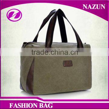 China Supplier Simple Men Daily Use Travel Bag Washed Canvas Male Handbags photo-4