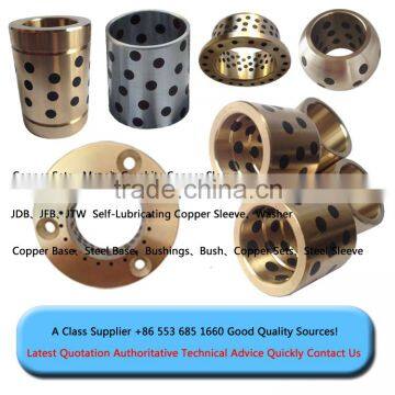 slide bush factory produce graphite inlaid bronze sleeve,graphite steel bush,graphite insert bush