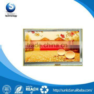 lcd panel 7" WVGA 800x480 with control board 7 inch lcd touch screen