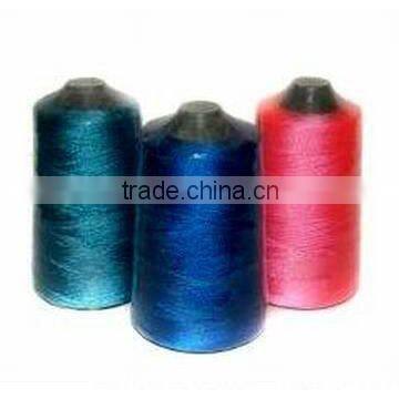 High tenacity polyester spun sewing thread