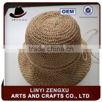 american and european style crochet straw hat