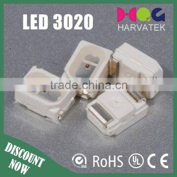 Good Quality 3.0x2.0x1.3mm Sanan Chip Surface Mount 3020 Red Led Smd photo-3